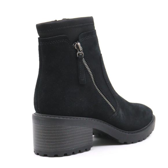 NEW SALVIA demi boot in black suede - Picture 6 of 8
